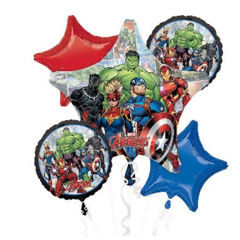Avengers Unite Mylar Balloon Bouquet | 5 pcs