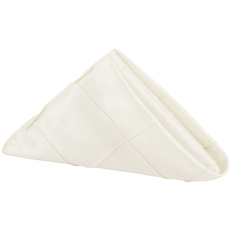 Pintuck Napkin 20"x20" - Ivory