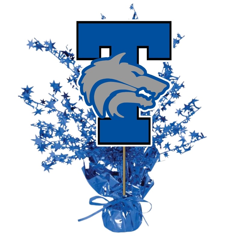 Timberline High School Centerpiece Spray 14" | 1 ct