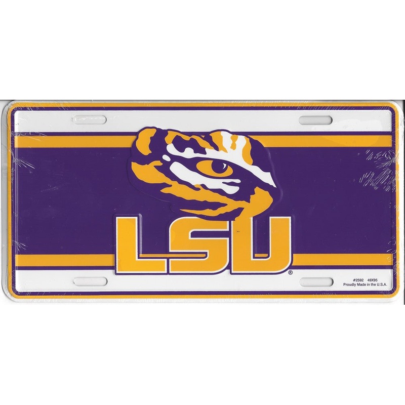 Louisiana State University LSU Novelty License Plate