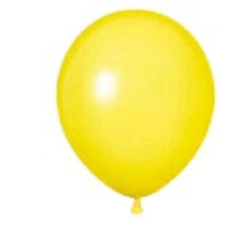 Yellow 12 Latex Balloons (100 count)