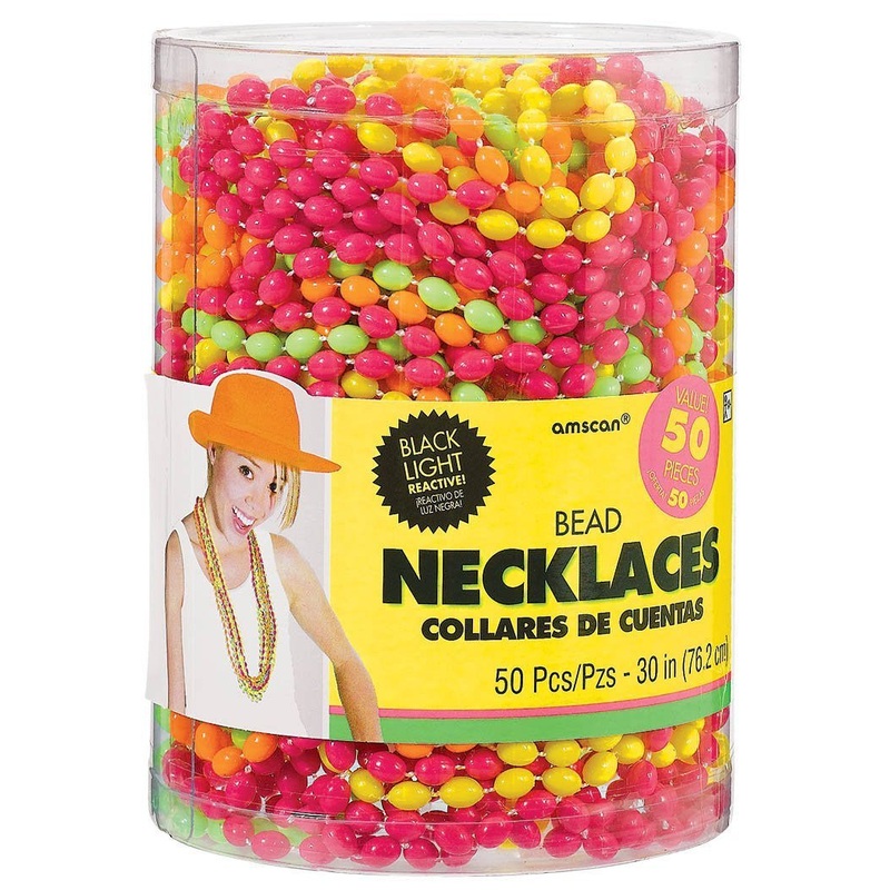 30in Neon Multi-Bead Necklace | 50ct