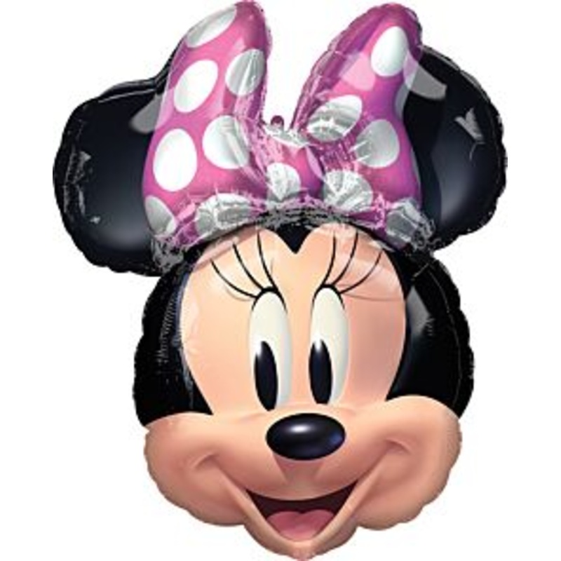 #130 Minnie Mouse Head 26in Supershape