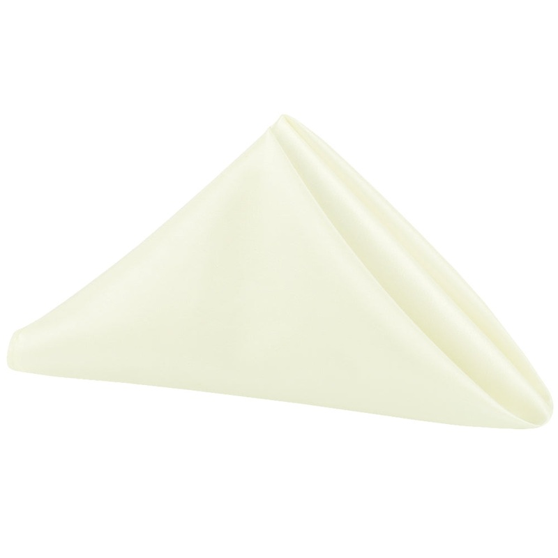 Taffeta Napkin 20"x20" - Ivory