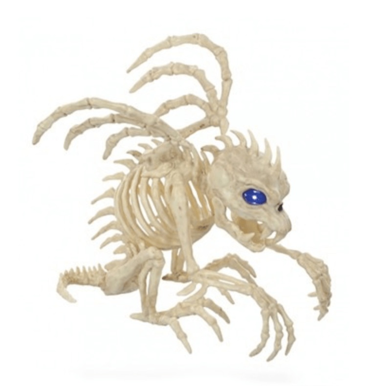 10in Skeleton Gargoyle Light Up Eyes | 1ct