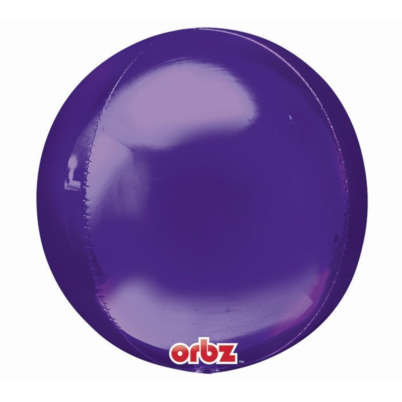 Purple Round Orbz 17" | 1 ct