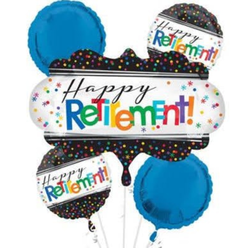 Officially Retired Balloon Bouquet | 5 pcs