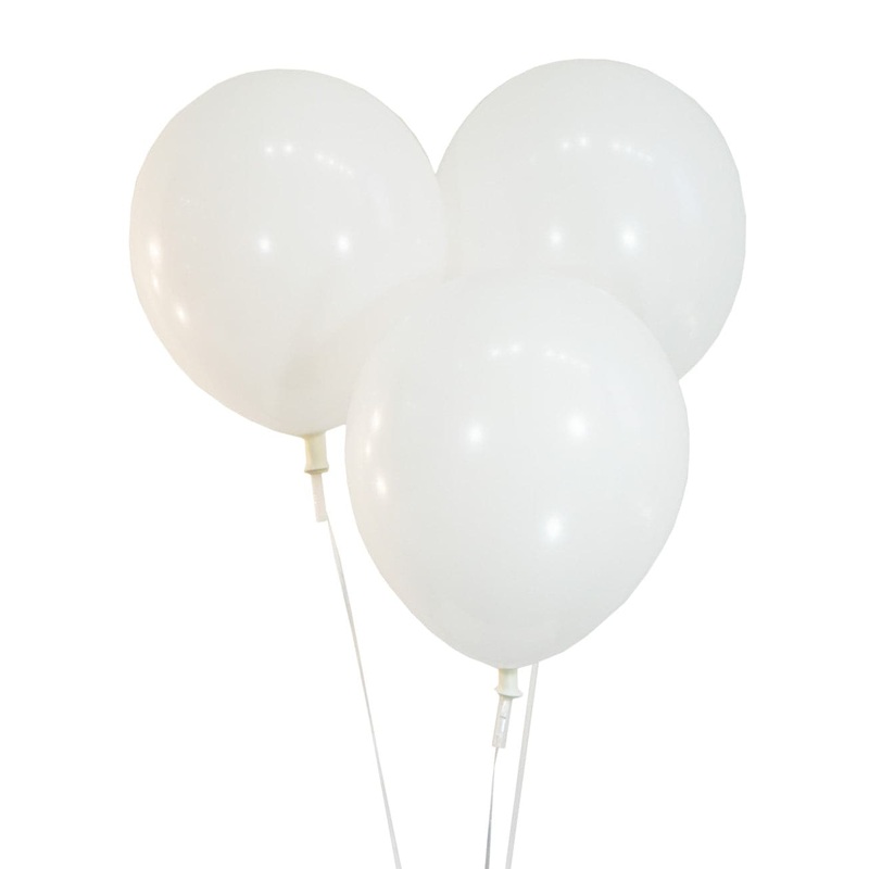 White 12 Economy Latex Balloons (1008 count)