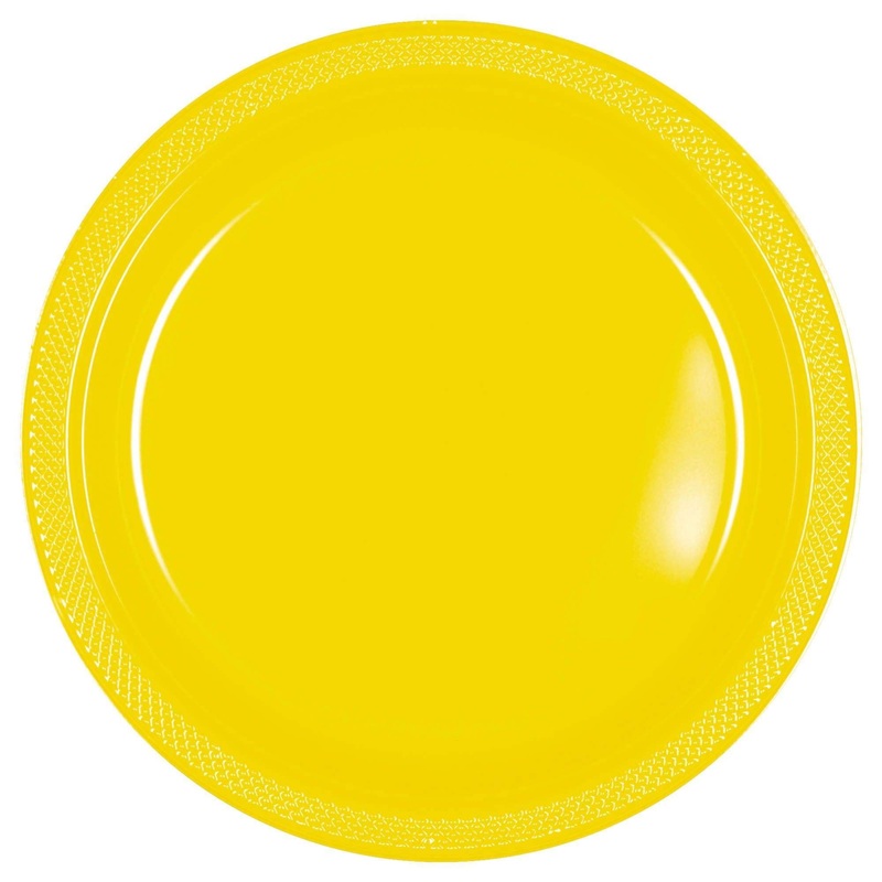 Yellow Sunshine 9in Plates 20ct 9 (20 count)