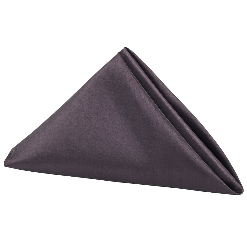 Taffeta Napkin 20"x20" - Eggplant/Plum