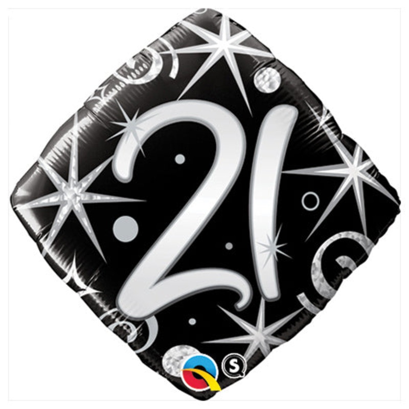 21 Elegant Sparkles & Swirls 18 Balloon