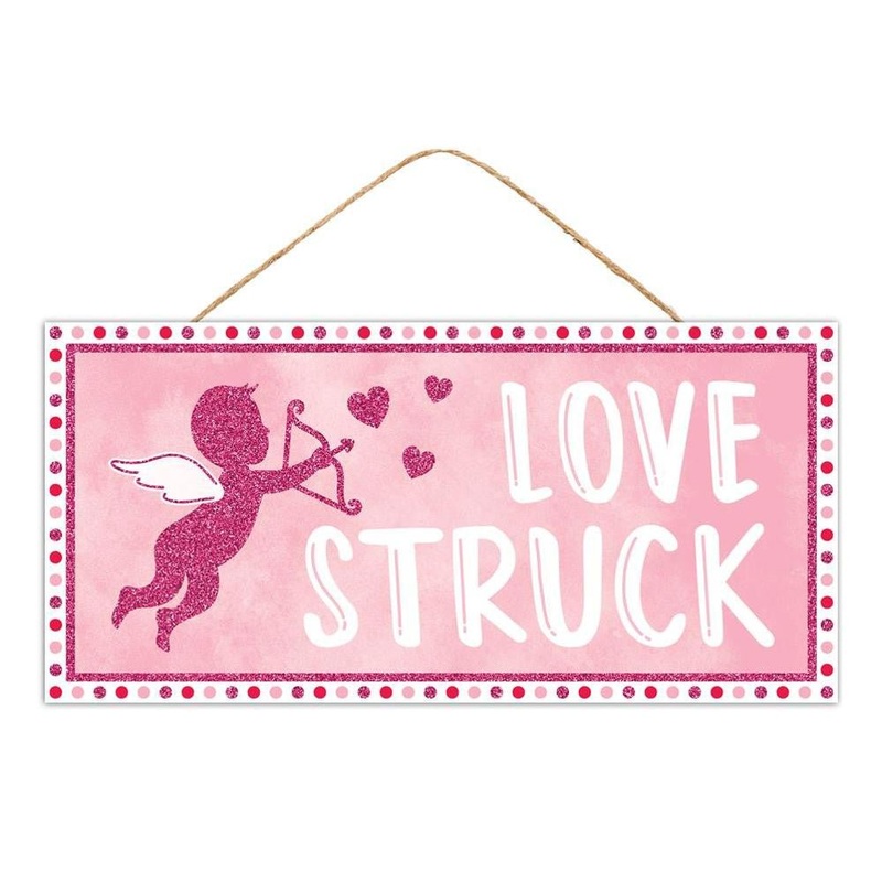 12.5" Love Struck Cupid Sign