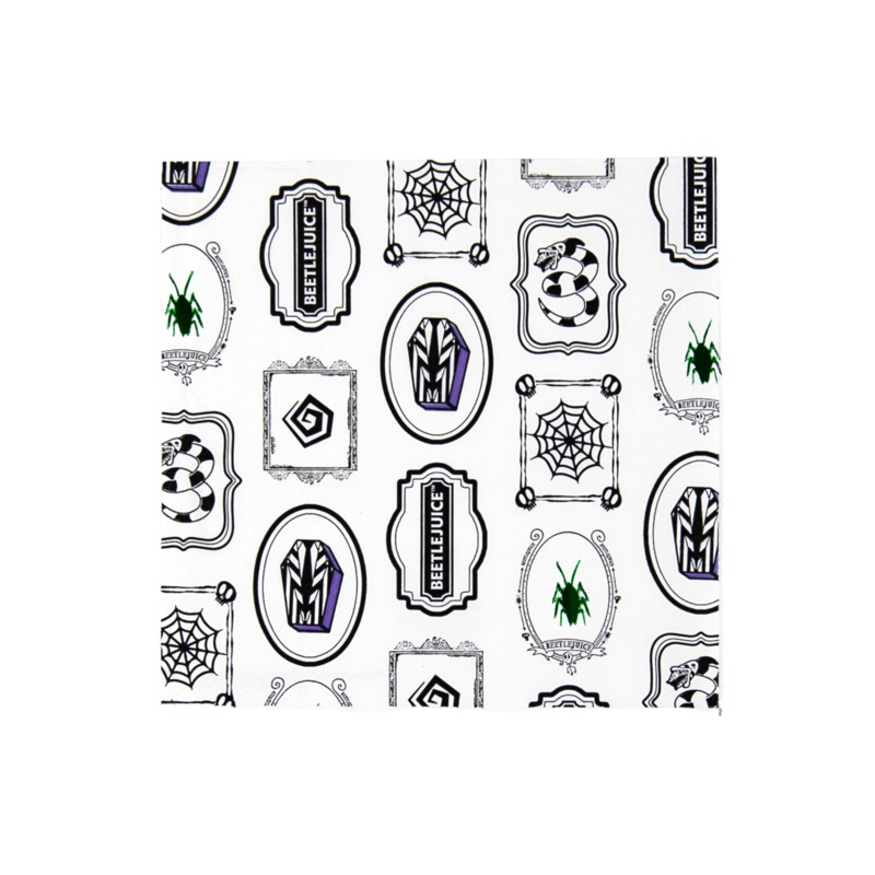 Beetlejuice X Bonjour Fete Large Napkins | 24 ct