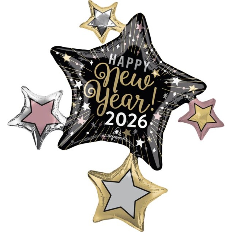 2026 NYE Celebration Stars 35 Balloon