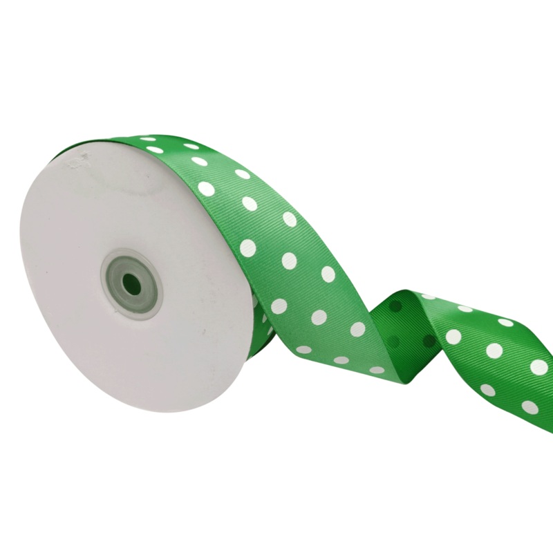 ARIA DOTS | GREEN WITH WHITE | 38MM | 45MTR