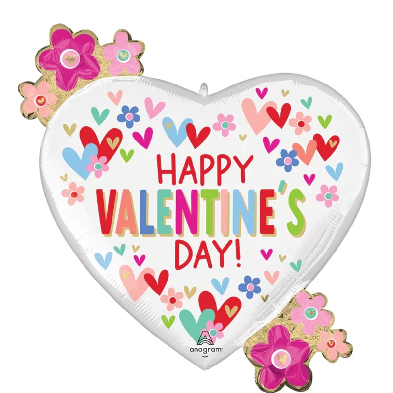 Happy Valentine's Heart & Daisies 4637601