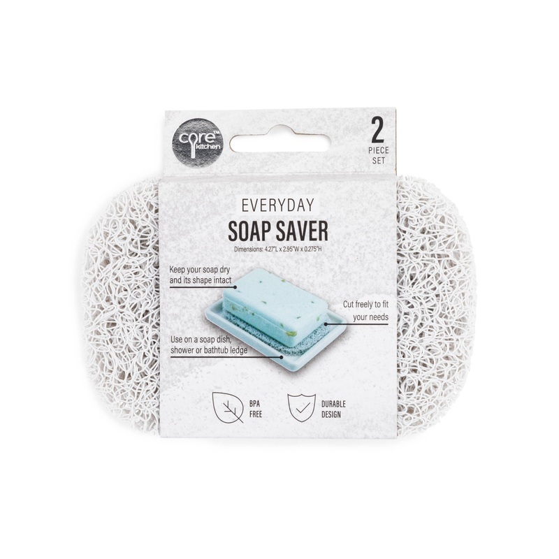2pc Soap Savers - White