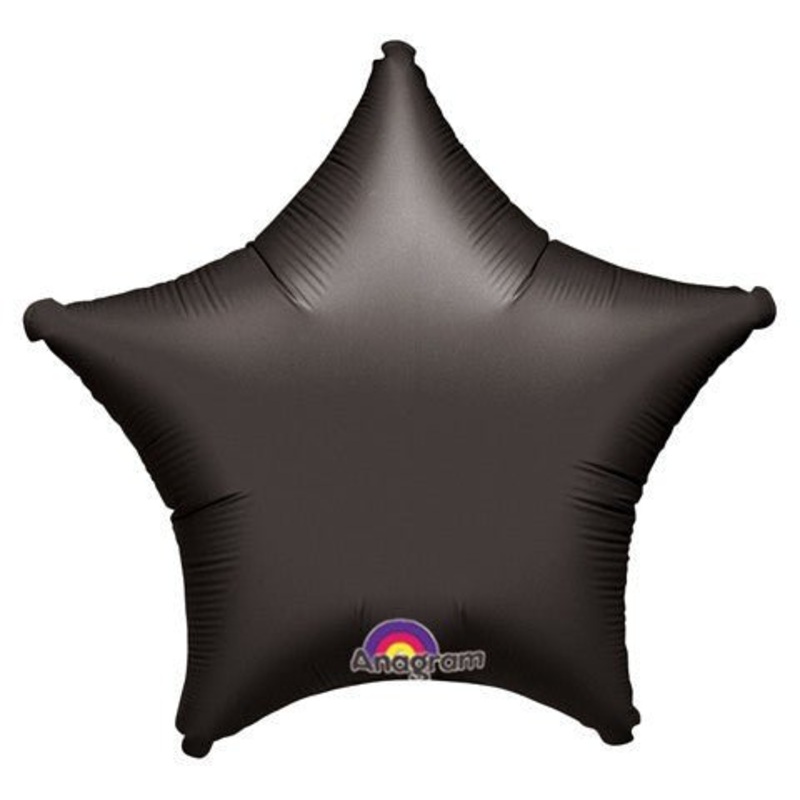 Black Star Mylar Balloon, 18'' | 1 ct