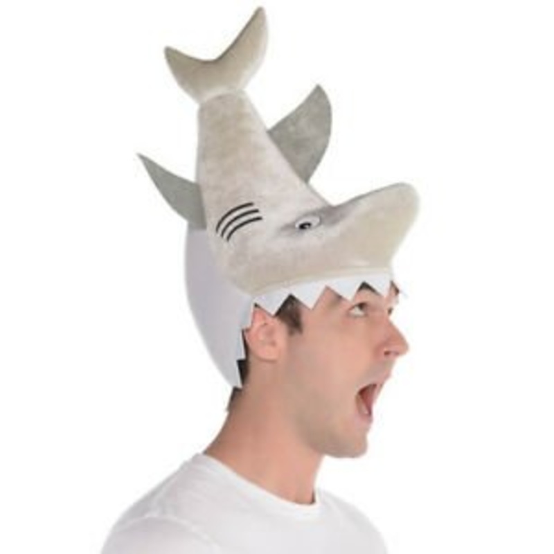 Plush Biting Shark Hat | 1ct
