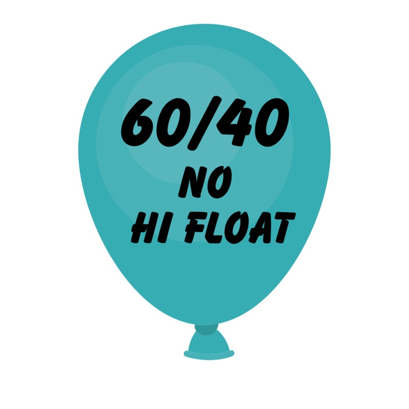 11" Latex 60/40 with no Hi-Float