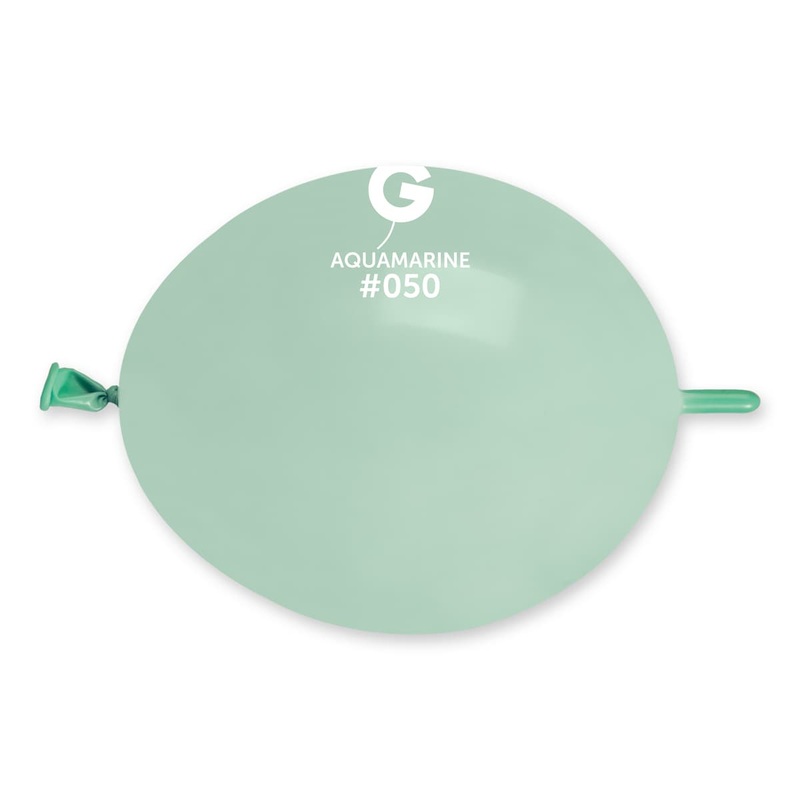 Aquamarine G-Link 6 Latex Balloons (100 count)