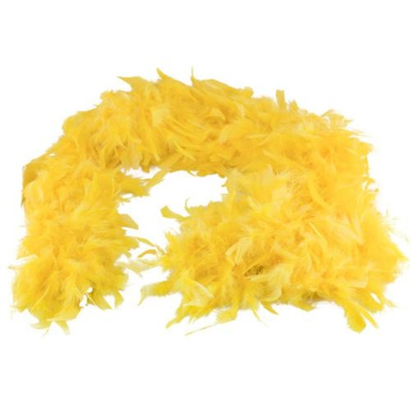 Yellow Feather Boa 72in | 1ct