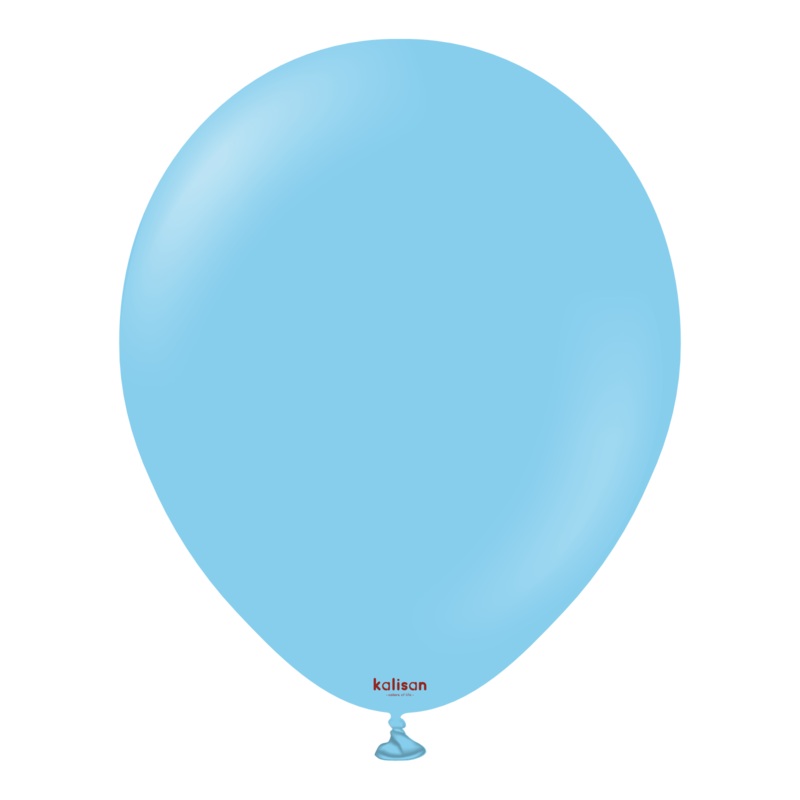 Baby Blue 12 Latex Balloon (100 count)