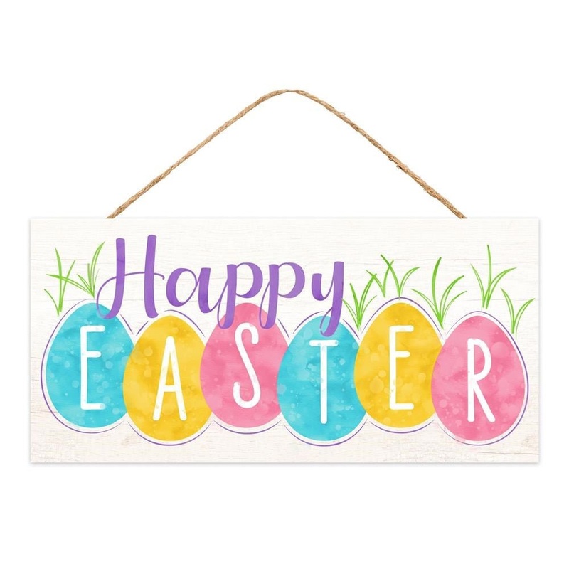 12.5" Happy Easter Egg Sign