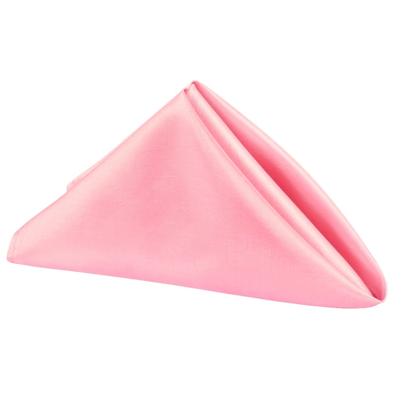 Taffeta Napkin 20"x20" - Pink