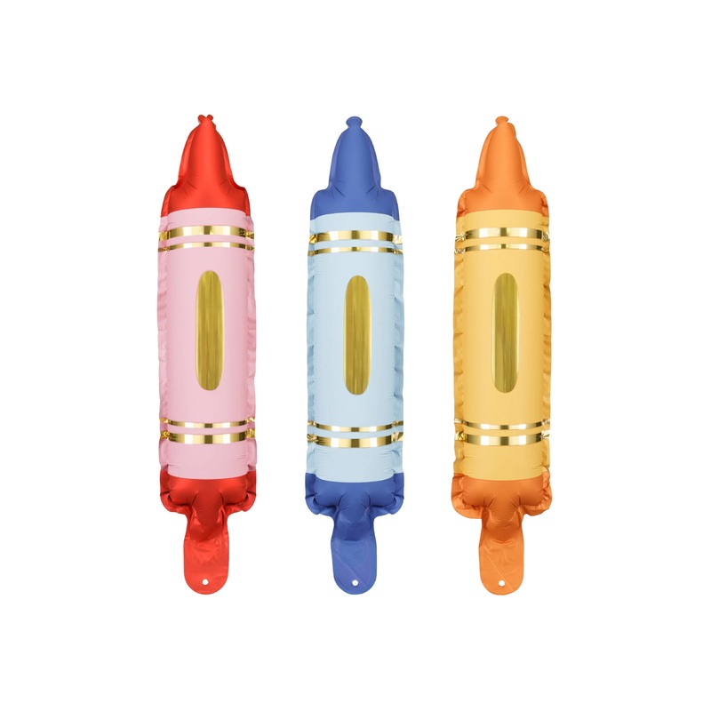 Foil Balloons Crayon Set (3) FBZ3