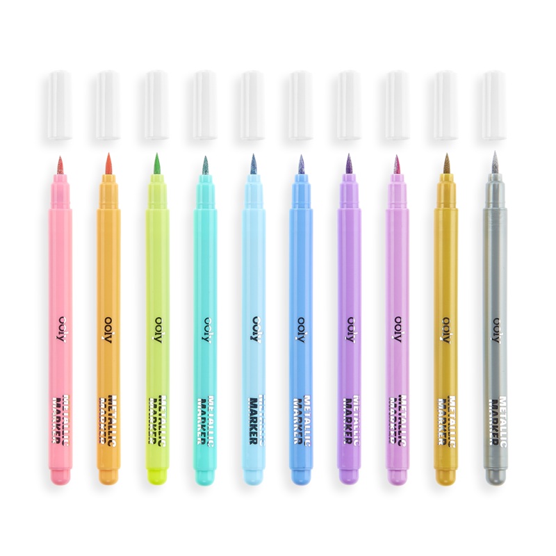 Color Lustre Metallic Brush Markers
