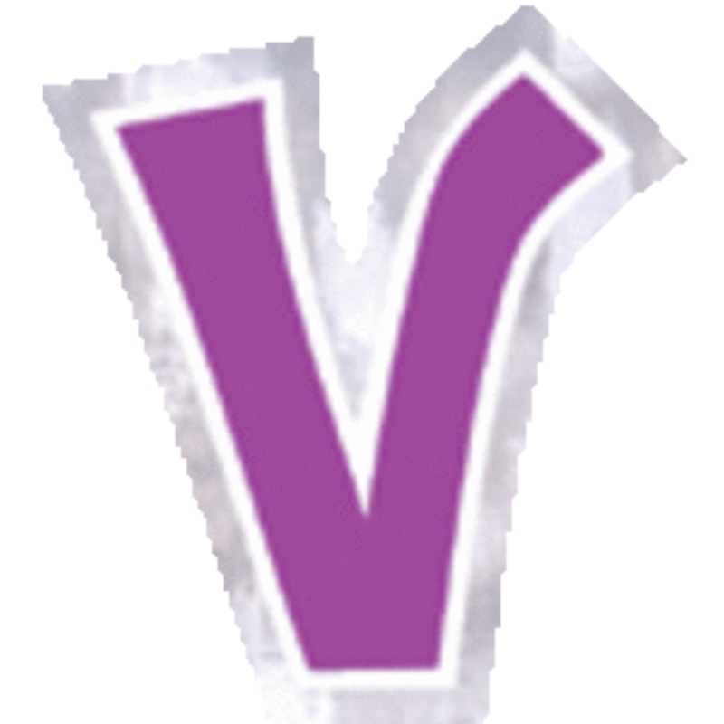 Personalize It Letter V Stickers (48 count)