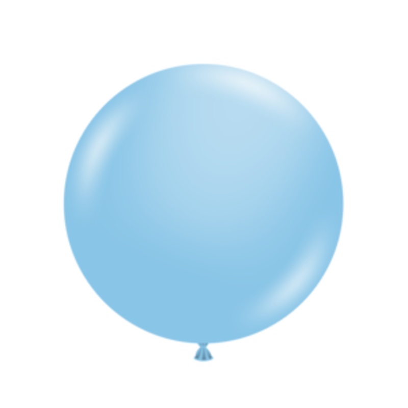 Baby Blue 36 Latex Balloons (10 count)