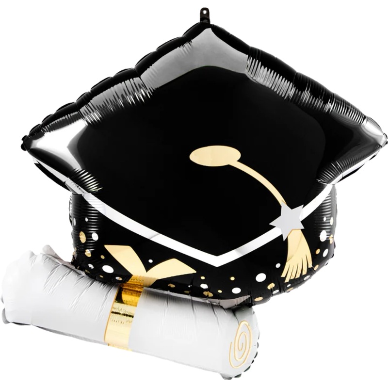 Black Grad Cap and White Diploma 4421701