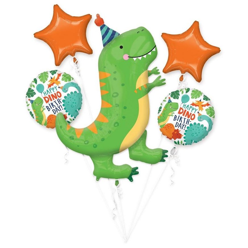 Dino-Mite Balloon Bouquet | 5 pcs