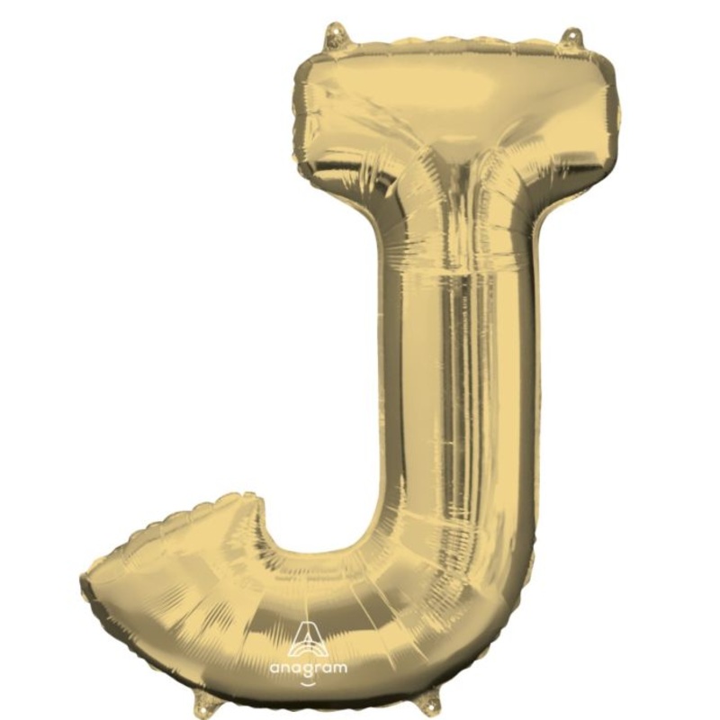White Gold J Letter 4463231 - 16 in