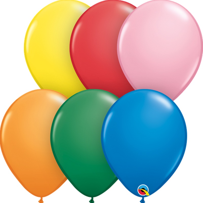 Standard Assortment 9 Latex Balloons (100 count)