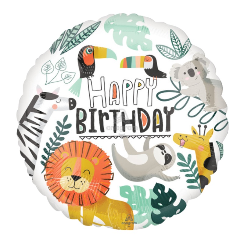 18"A Happy Birthday Get Wild