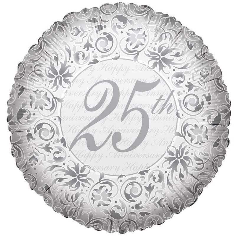 25th Anniversary 18 Balloon