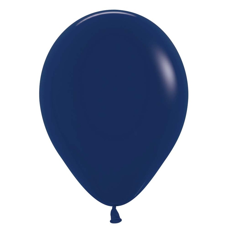 Navy Blue Latex Balloon w/ Helium & Hi-Float, 11" | 1 ct