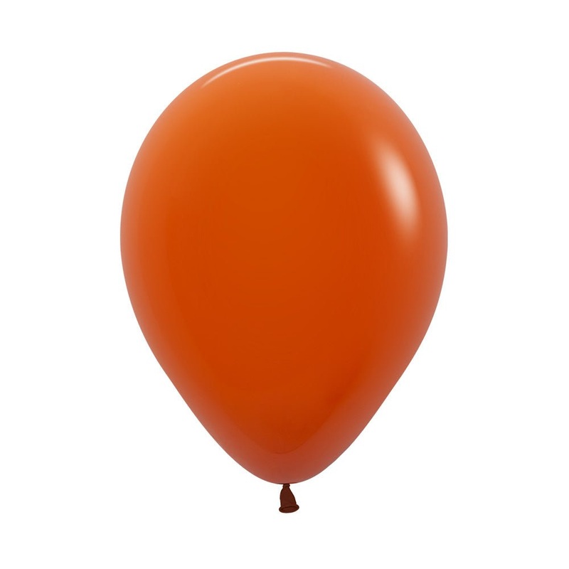 11" Sempertex Latex Balloon Pack, Sunset Orange | 100 ct
