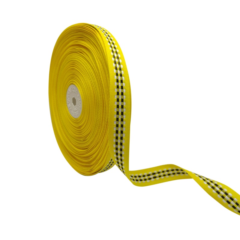 ALMA CHECKS | YELLOW, BLACK, WHITE | 20MM | 25MTR