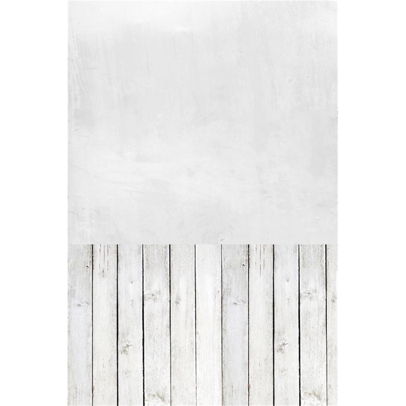 Kate Abstract Backdrop White Wood Floor for Photography 3x5ft(1x1.5m) Microfiber (Printed)