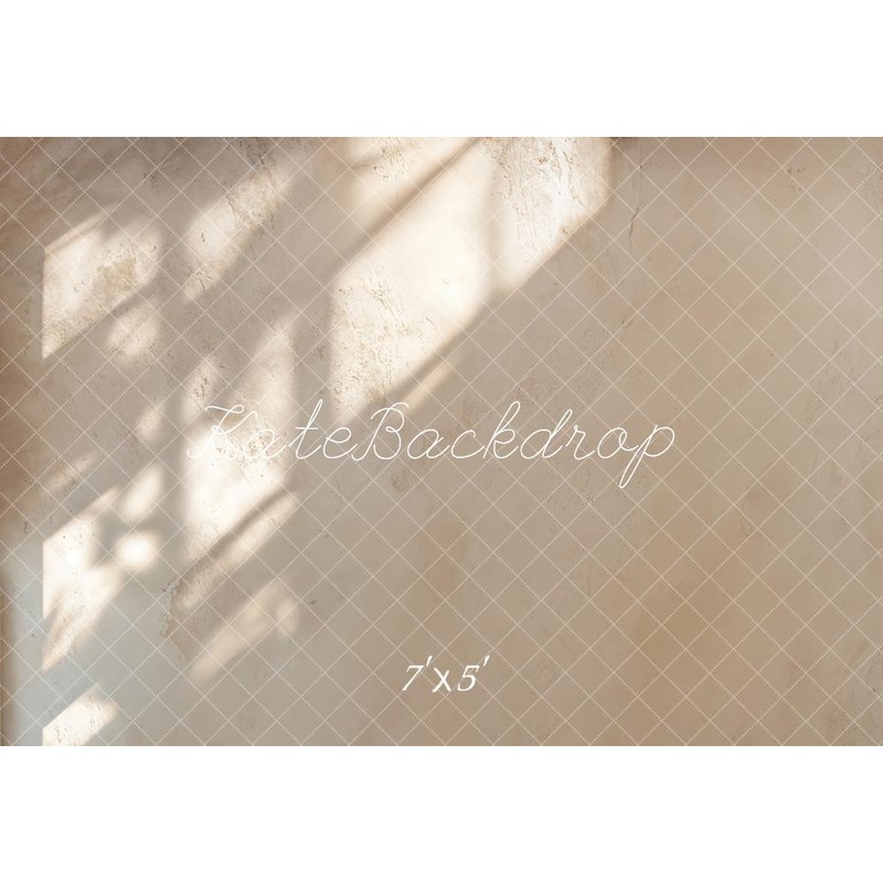 Kate Warm Light Abstract Texture Wall Backdrop Designed by Kate Image Microfiber (Printed) 7x5ft - small kids sitting / cake smash