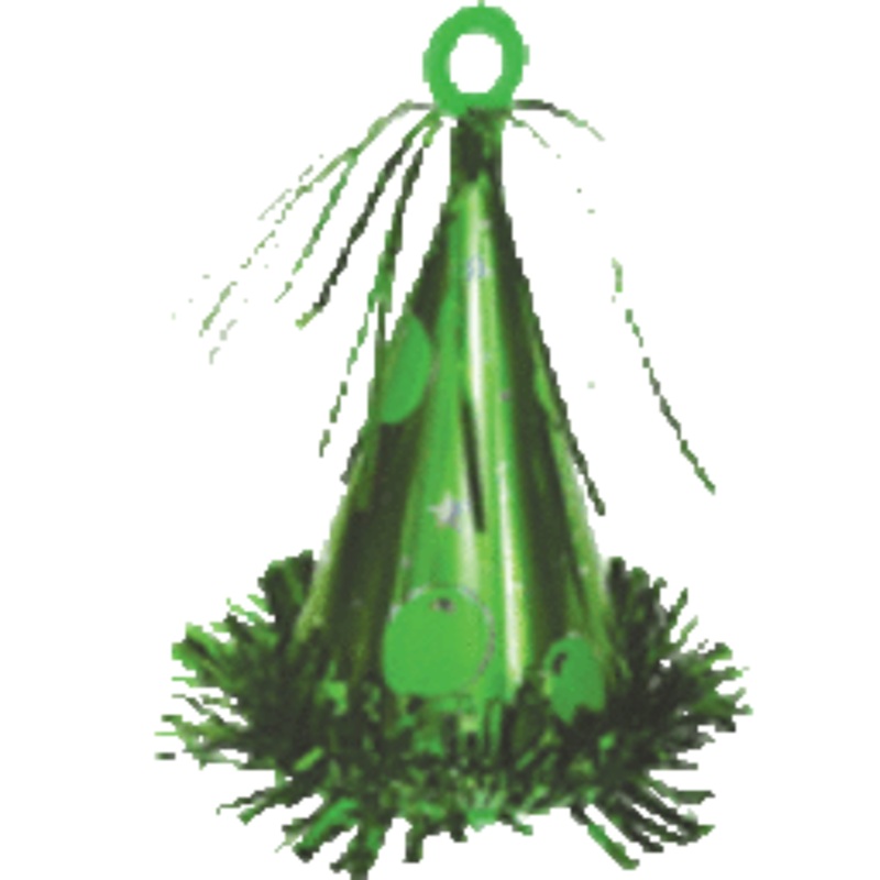 Party Hat Weights - Green (6 count)