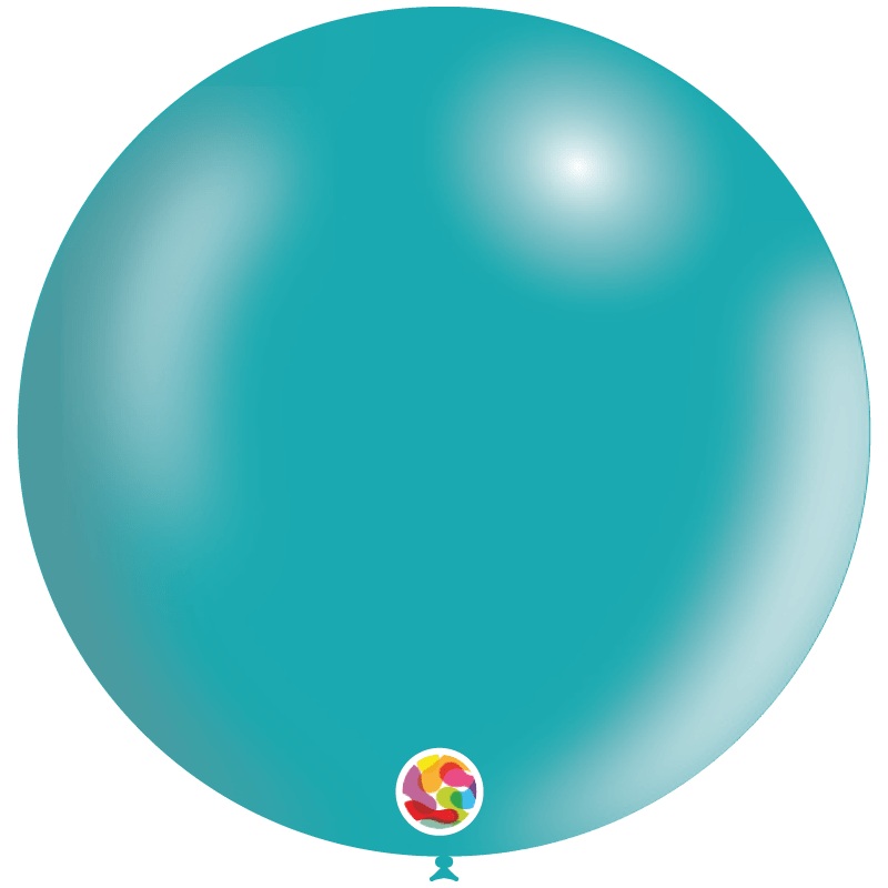 Turquoise 36 Latex Balloons (5 count)