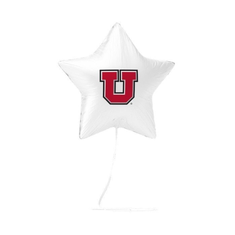 U of U Utes Block U Logo Mylar Balloon 17" | 1 ct