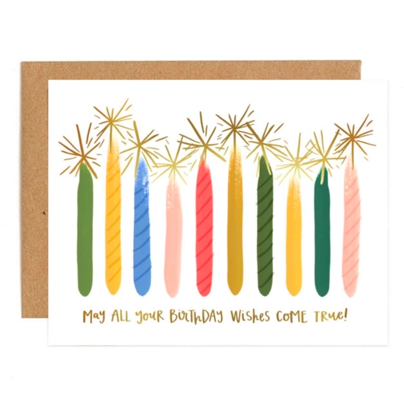 Candle Birthday Greeting Card
