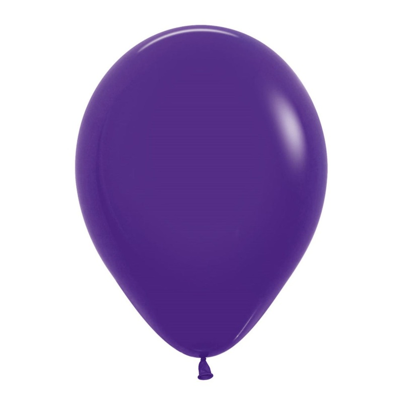 Violet Latex Balloon w/ Helium & Hi-Float, 11" | 1 ct