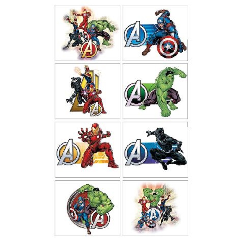 Avengers Unite Tattoos | 8ct